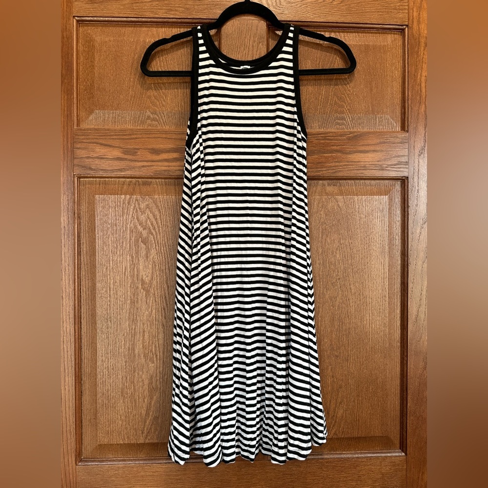 Black/White striped sundress